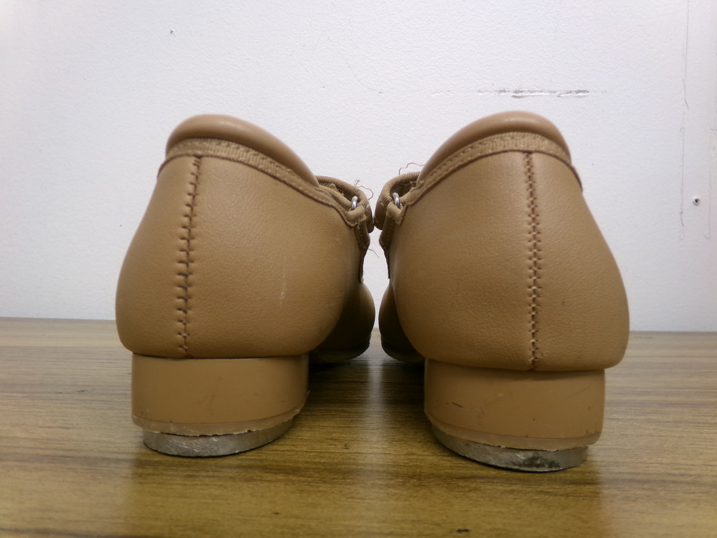 Dance Tap Shoes Danshuz 534 Toddler 11M Tan Mary Jane Easy Strap