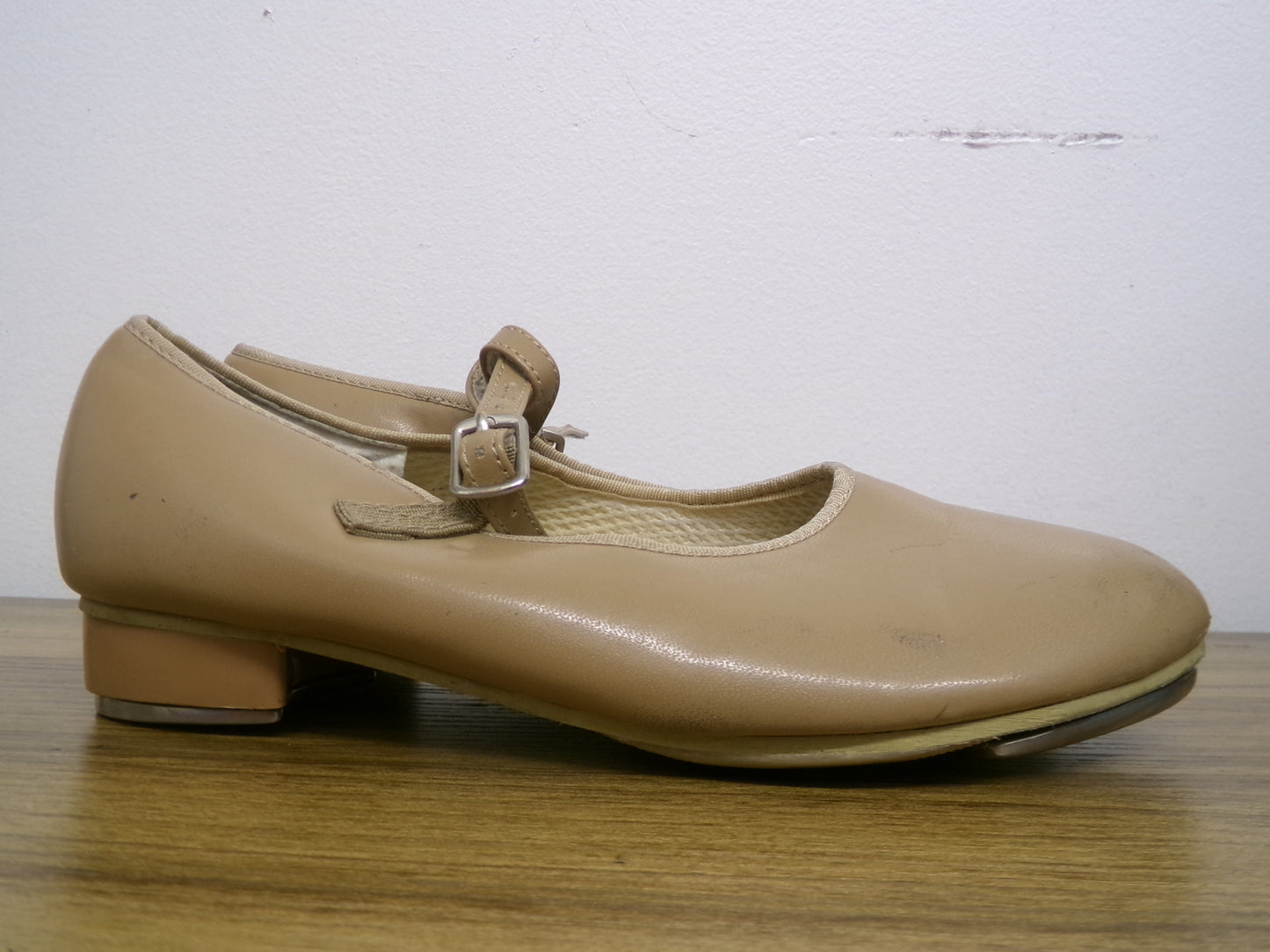 Pre-Owned Tap Shoes Revolution Style 826 3M Child Mary Jane Buckle Tan