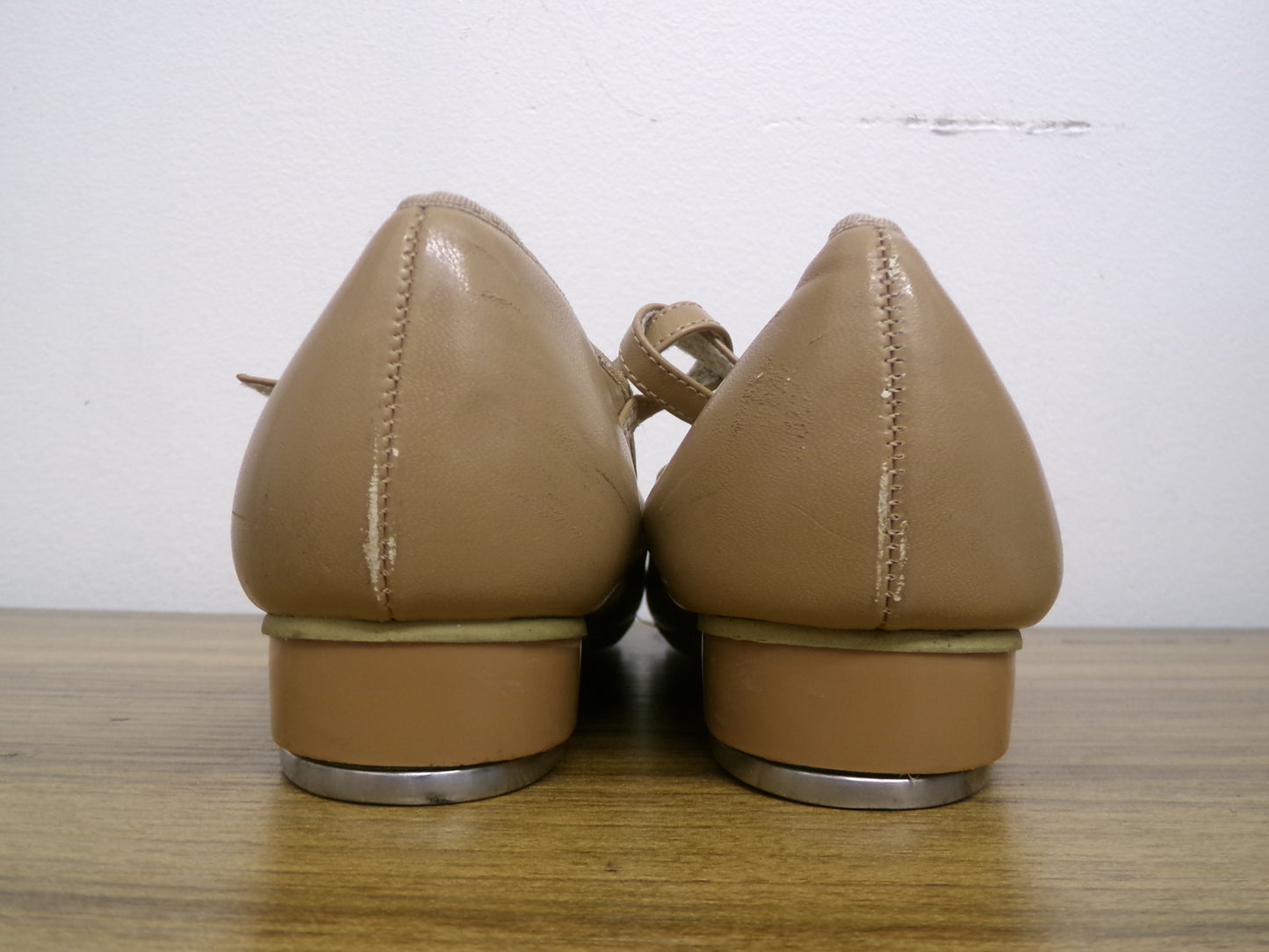 Pre-Owned Tap Shoes Revolution Style 826 3M Child Mary Jane Buckle Tan