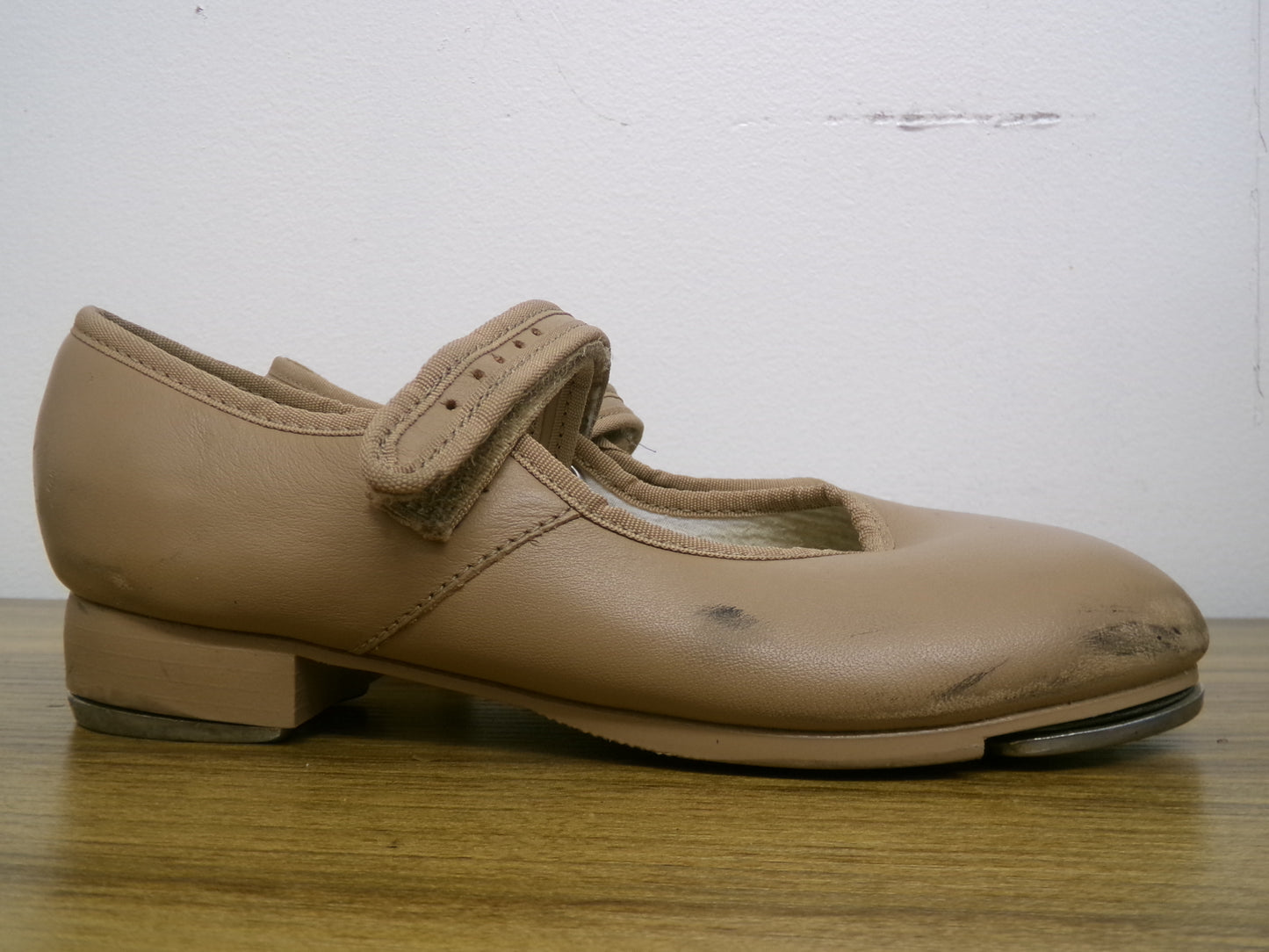 Pre-Owned Tap Shoes Capezio Kids 1.5M Mary Jane Leather Buckle