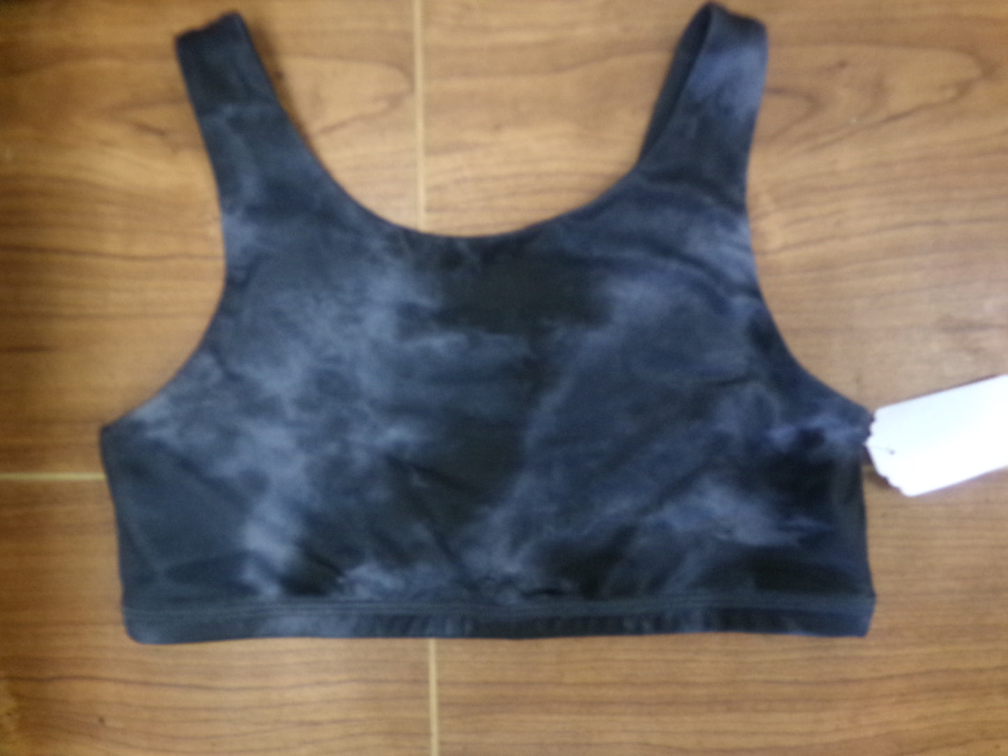 Pre-Owned Sports Bra Athletic Zone Gray Large Child Jazz Cheer Dance