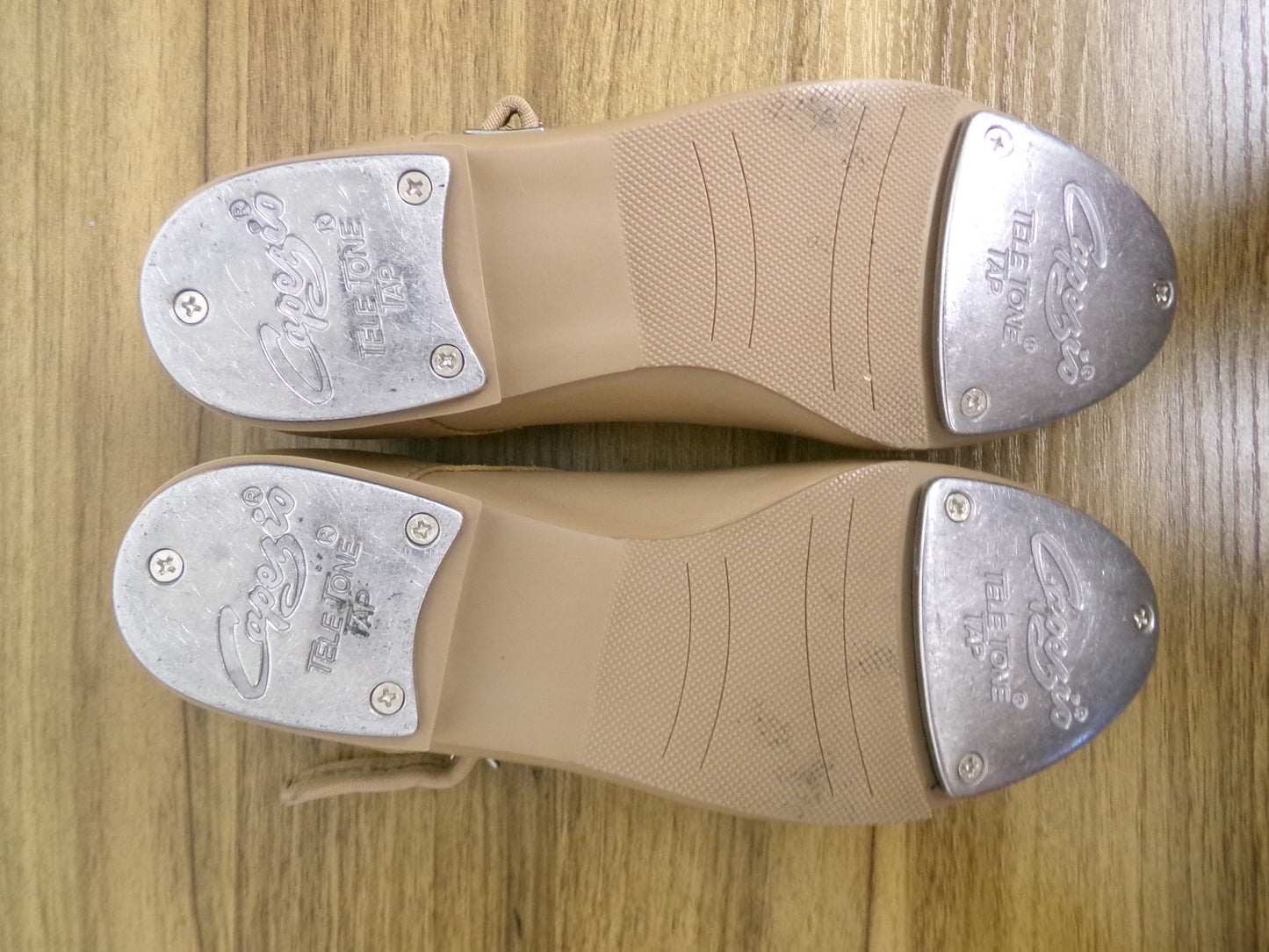 Pre-Owned Tap Shoes Capezio Kids 4M Mary Jane Leather Buckle