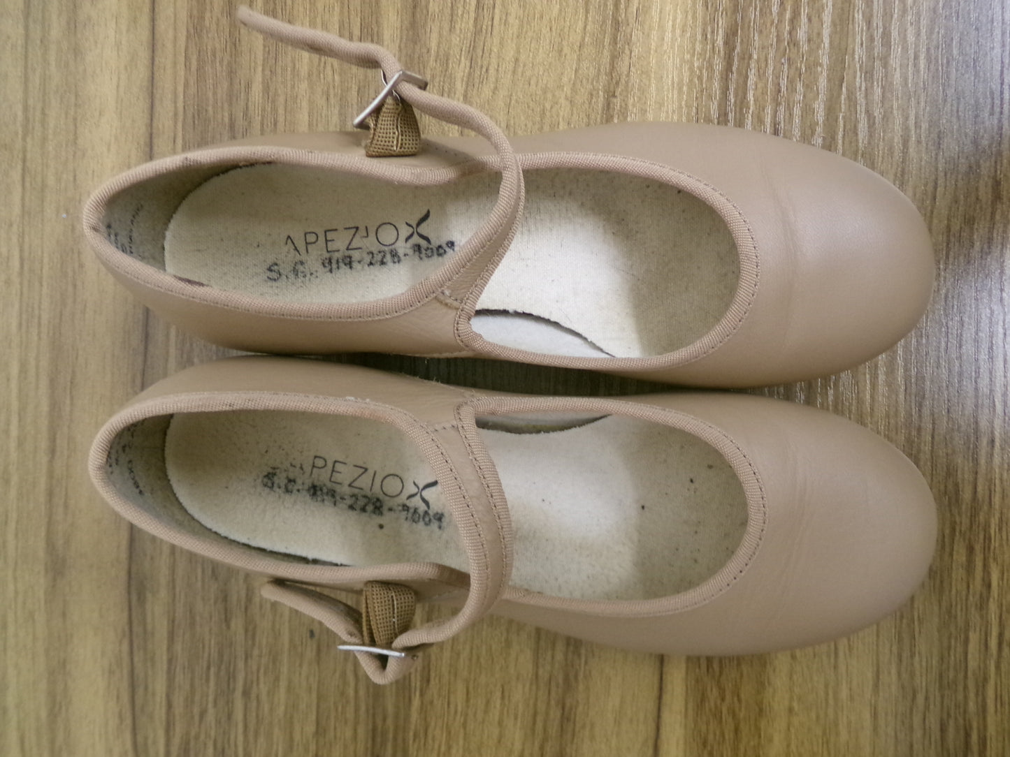 Pre-Owned Tap Shoes Capezio Kids 4M Mary Jane Leather Buckle