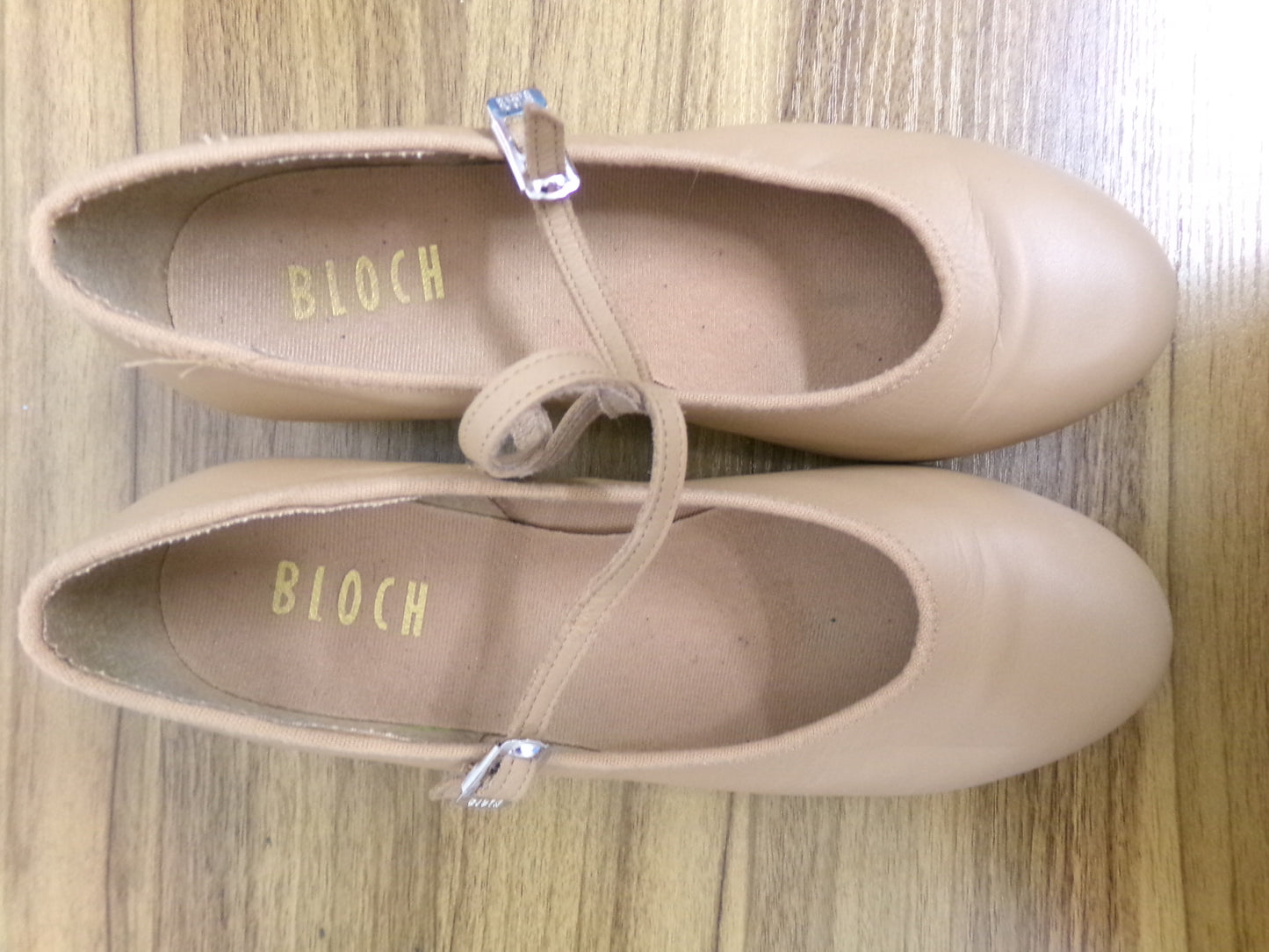 Dance Tap Shoes Bloch Woman's 8M Mary Jane Leather Buckle