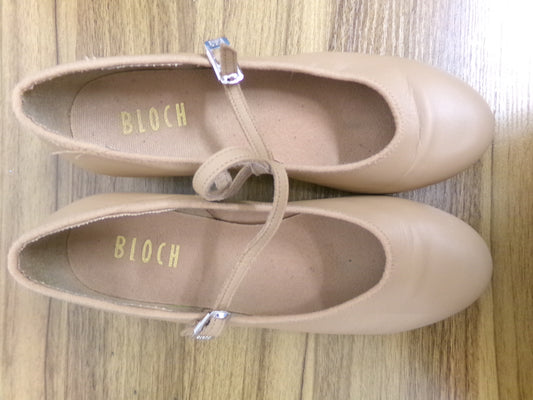 Dance Tap Shoes Bloch Woman's 8M Mary Jane Leather Buckle
