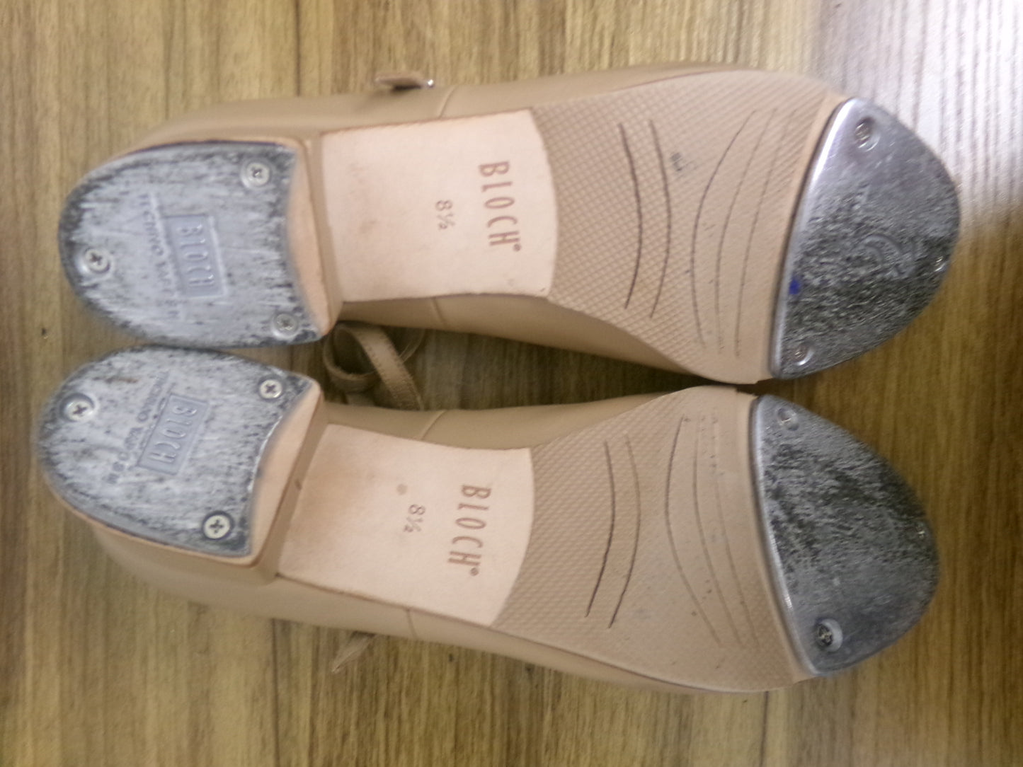 Dance Tap Shoes Bloch Woman's 8.5M Mary Jane Leather Buckle