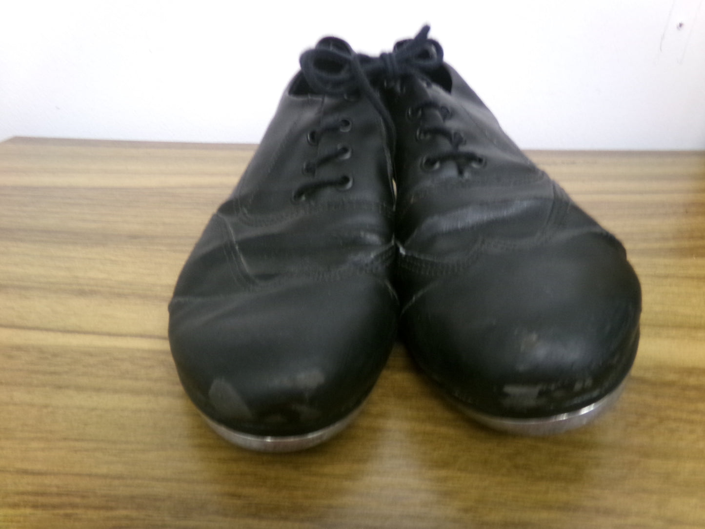 Pre-Owned Tap Shoes So Danca TA20 Trent Oxford Black Adult Size 8.5M