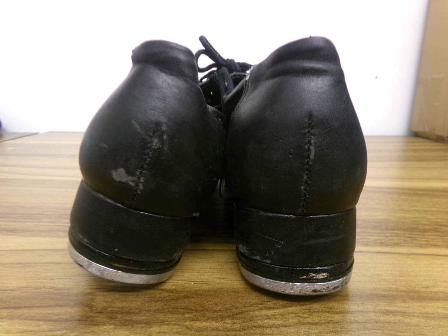 Pre-Owned Tap Shoes So Danca TA20 Trent Oxford Black Adult Size 8.5M