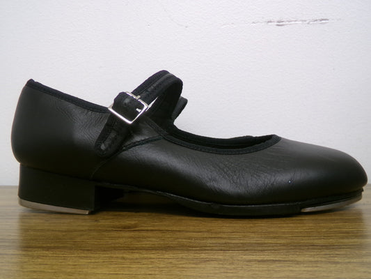 Dance Tap Shoes Capezio Adult 8M Mary Jane Leather Buckle Student