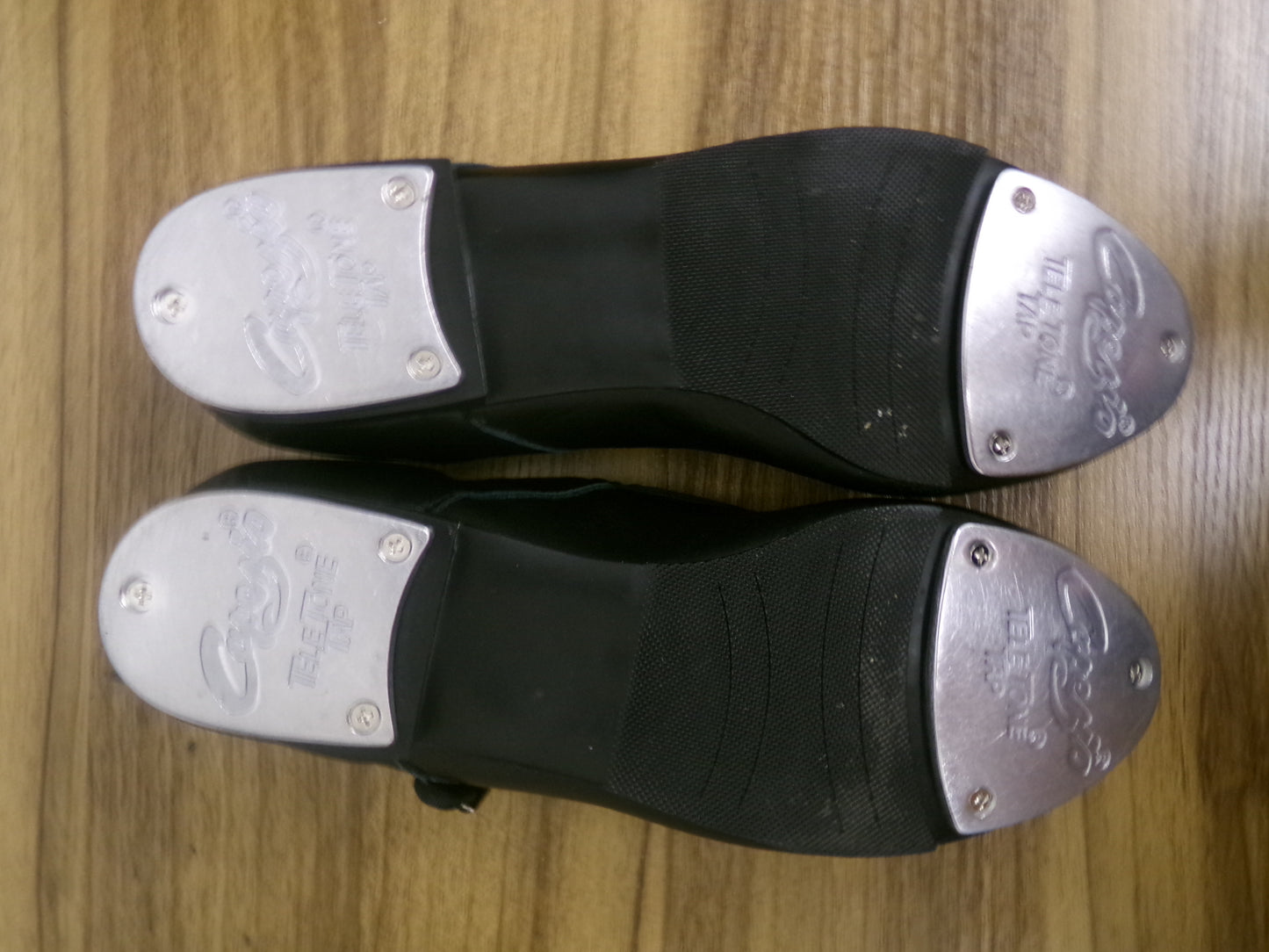 Dance Tap Shoes Capezio Adult 8M Mary Jane Leather Buckle Student