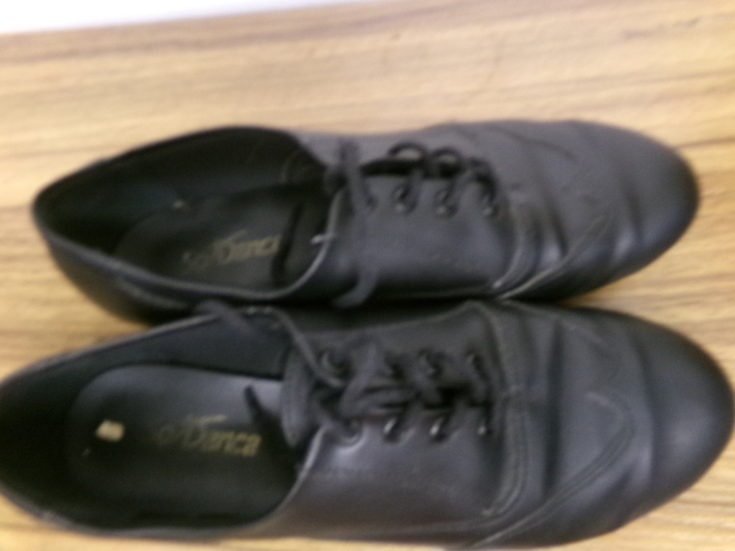 Pre-Owned Tap Shoes So Danca TA20 Trent Oxford Black Adult Size 8M