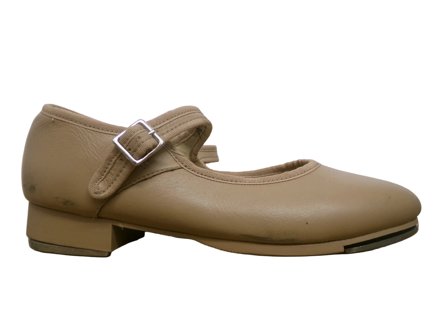 Dance Tap Shoes Capezio Adult 5.5M Mary Jane Leather Buckle Student