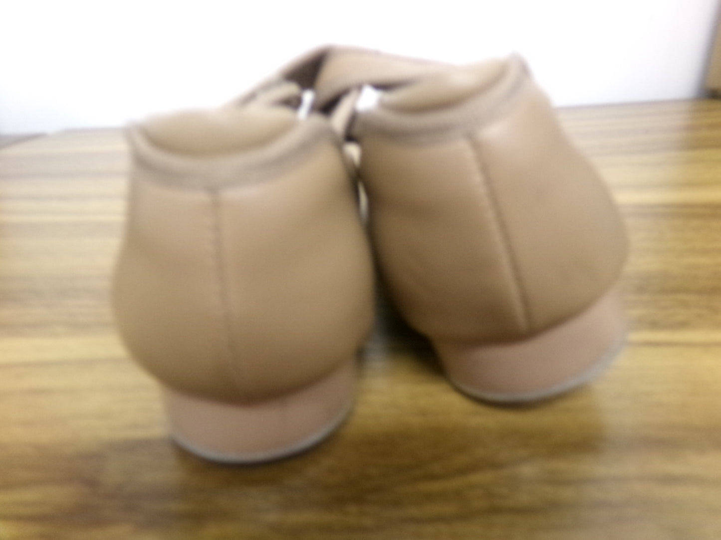 Dance Tap Shoes Danshuz 534 Toddler 12.5M Tan Mary Jane Easy Strap