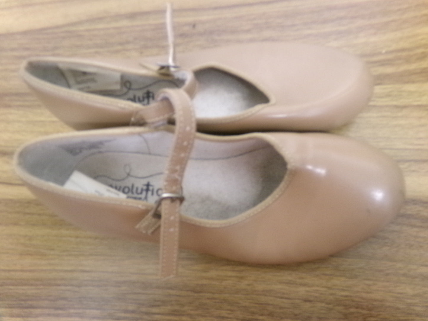 Pre-Owned Tap Shoes Revolution Style 826 6M Adult Mary Jane Buckle Tan