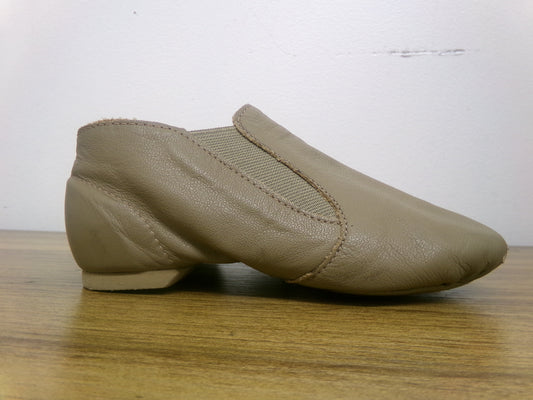 Pre-Owned Jazz Shoes Capezio 12 Adult 11M Tan Leather Split Sole