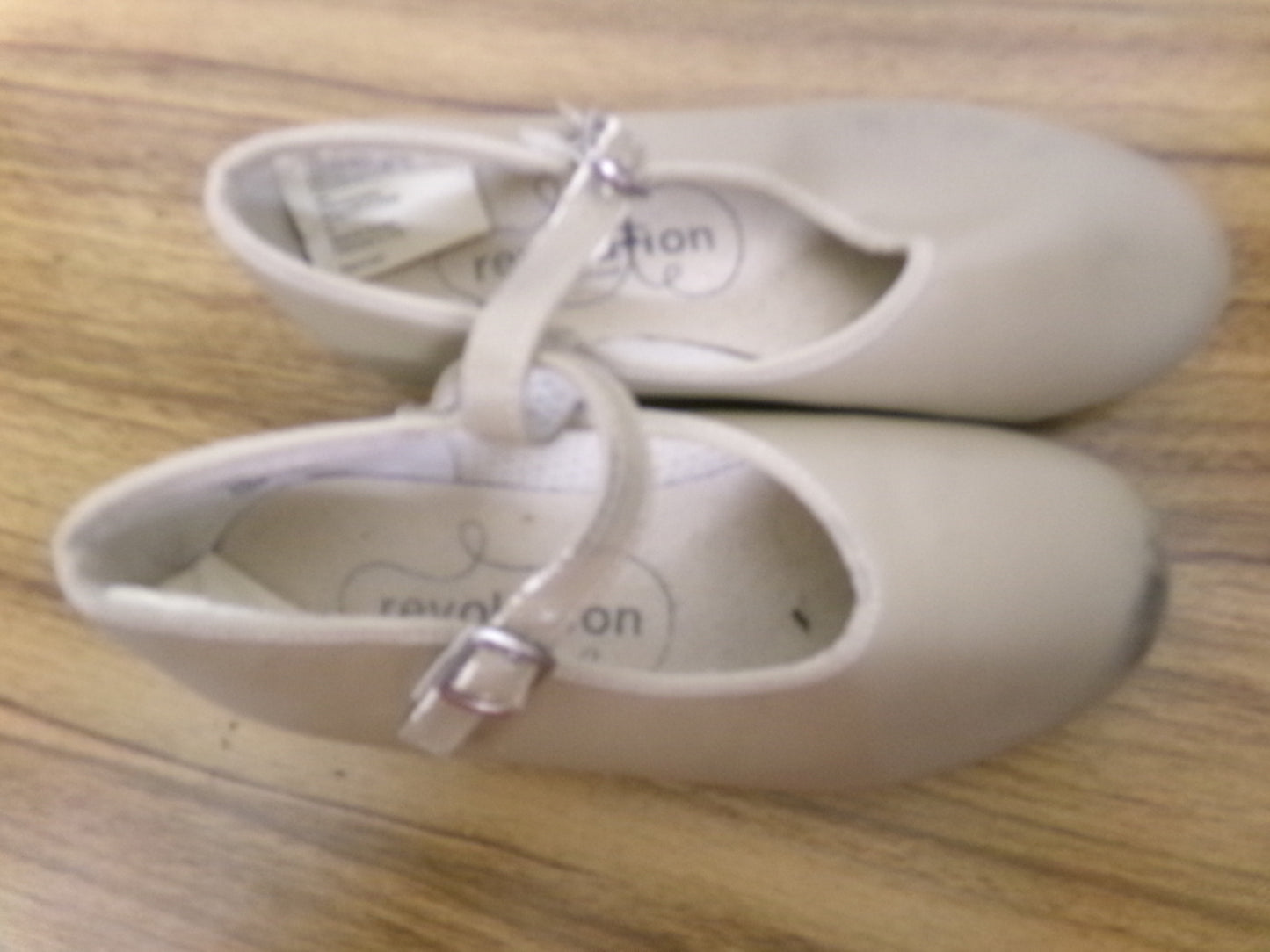 Pre-Owned Tap Shoes Revolution Child 1M Mary Jane Leather Buckle Student
