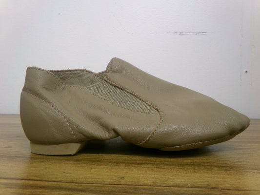 Pre-Owned Jazz Shoes Capezio 12.5 Adult 11M Tan Leather Split Sole