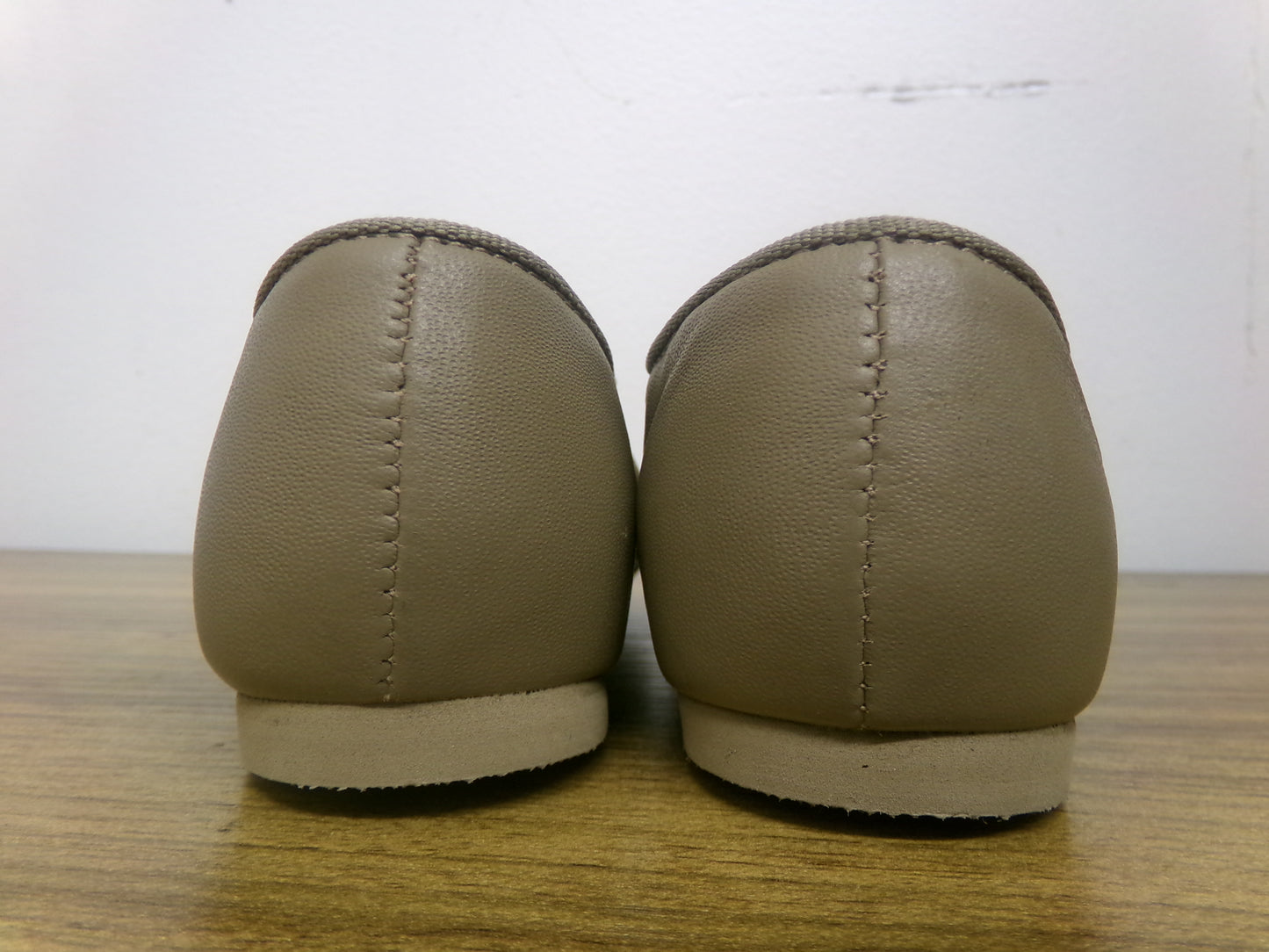 Pre-Owned Jazz Shoes Capezio 12.5 Adult Tan Leather Split Sole Lace Up