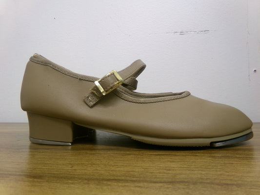 Pre-Owned Tan Tap Shoes Danshuz 753 Youth 4M Mary Jane Buckle