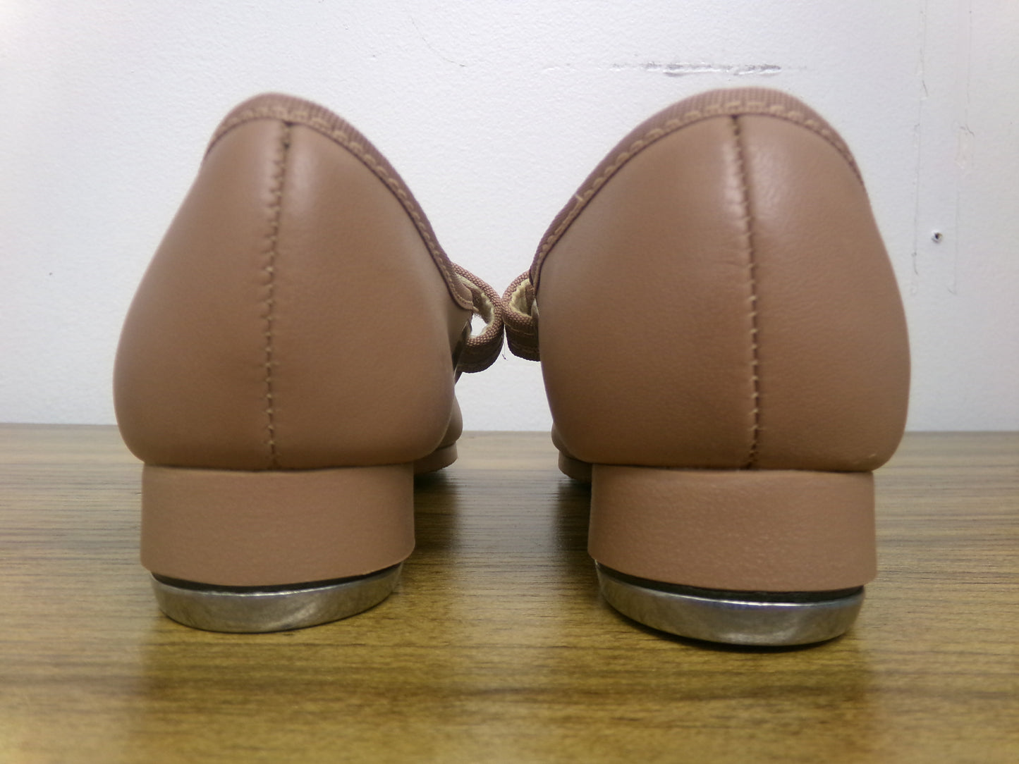 Pre-Owned Tap Shoes Capezio Toddler 10.5 Jane Leather Buckle Tan