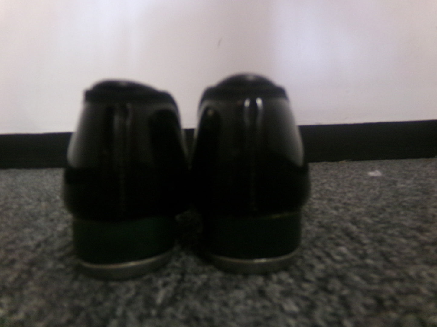 Pre-Owned Tap Shoes Dance Class Big Kid 10M Tyette Leather Ribbon Student