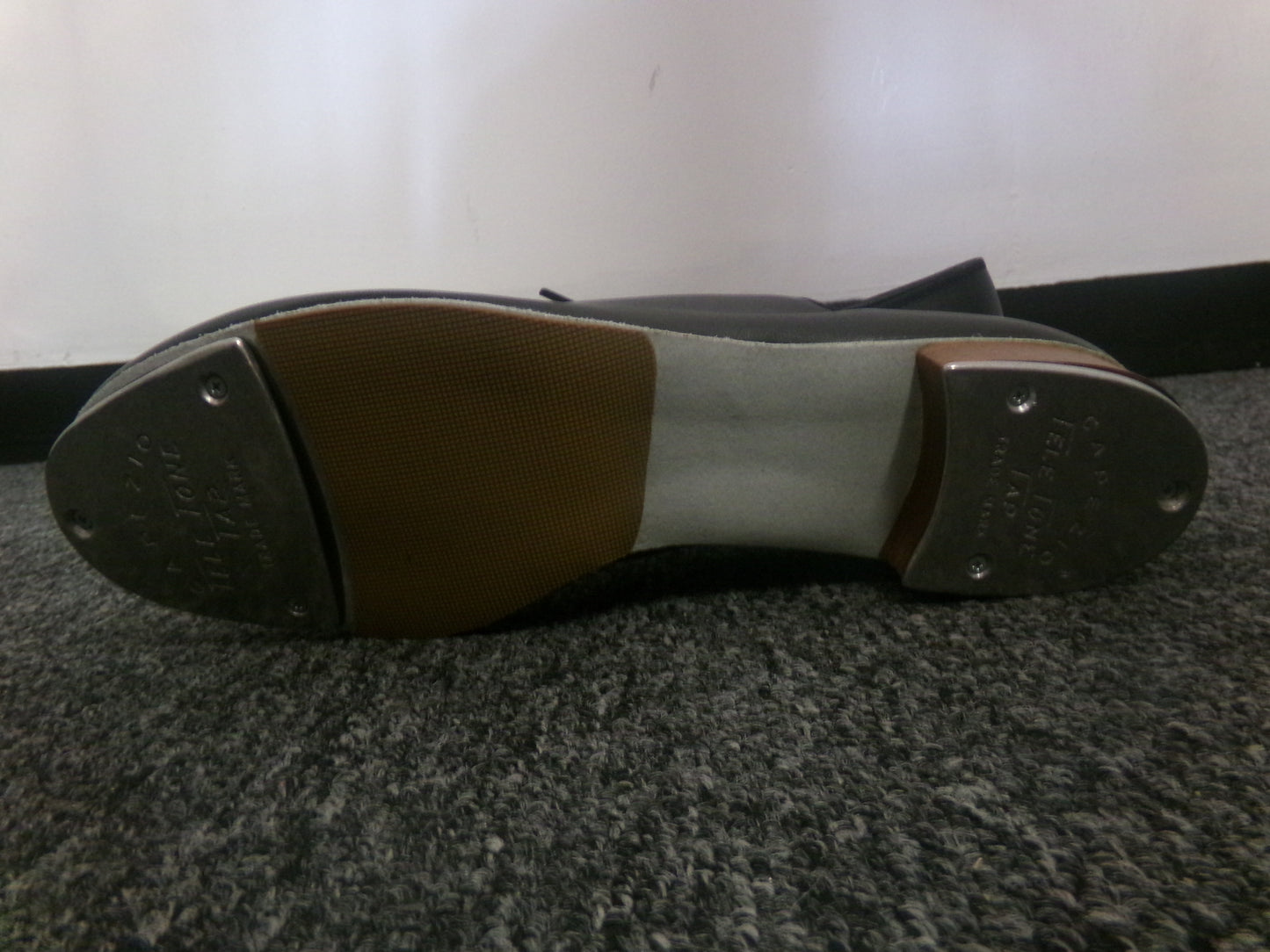 Pre-Owned Tap Shoes Capezio Adult 10M Coppola CG355 Vintage Black