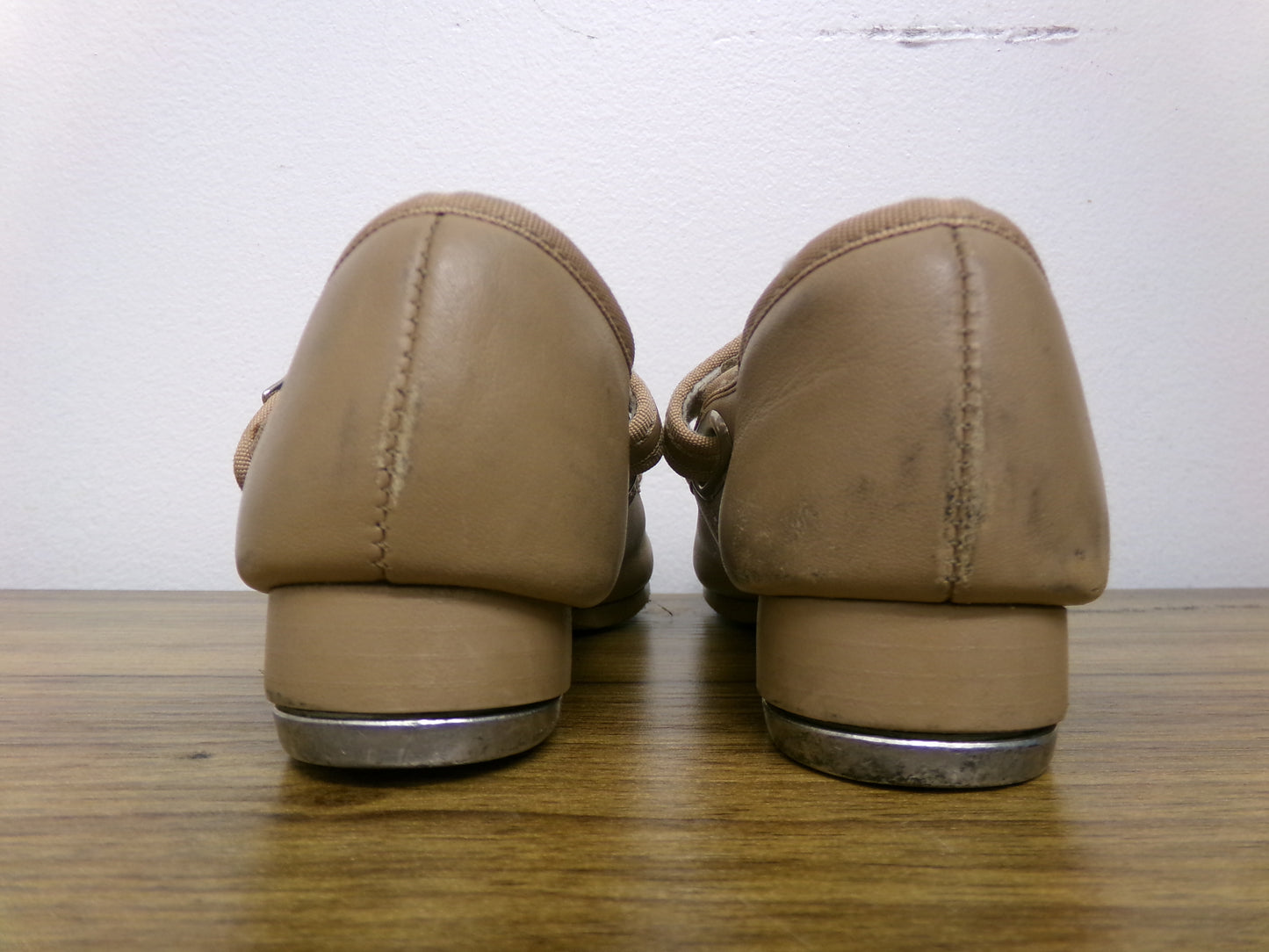 Pre-Owned Tap Shoes Capezio Toddler 11.5 Jane Leather Buckle Tan