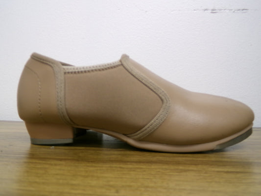 Pre-Owned Slip On Tap Shoes Danz N Motion 951 Kids 12M Tan