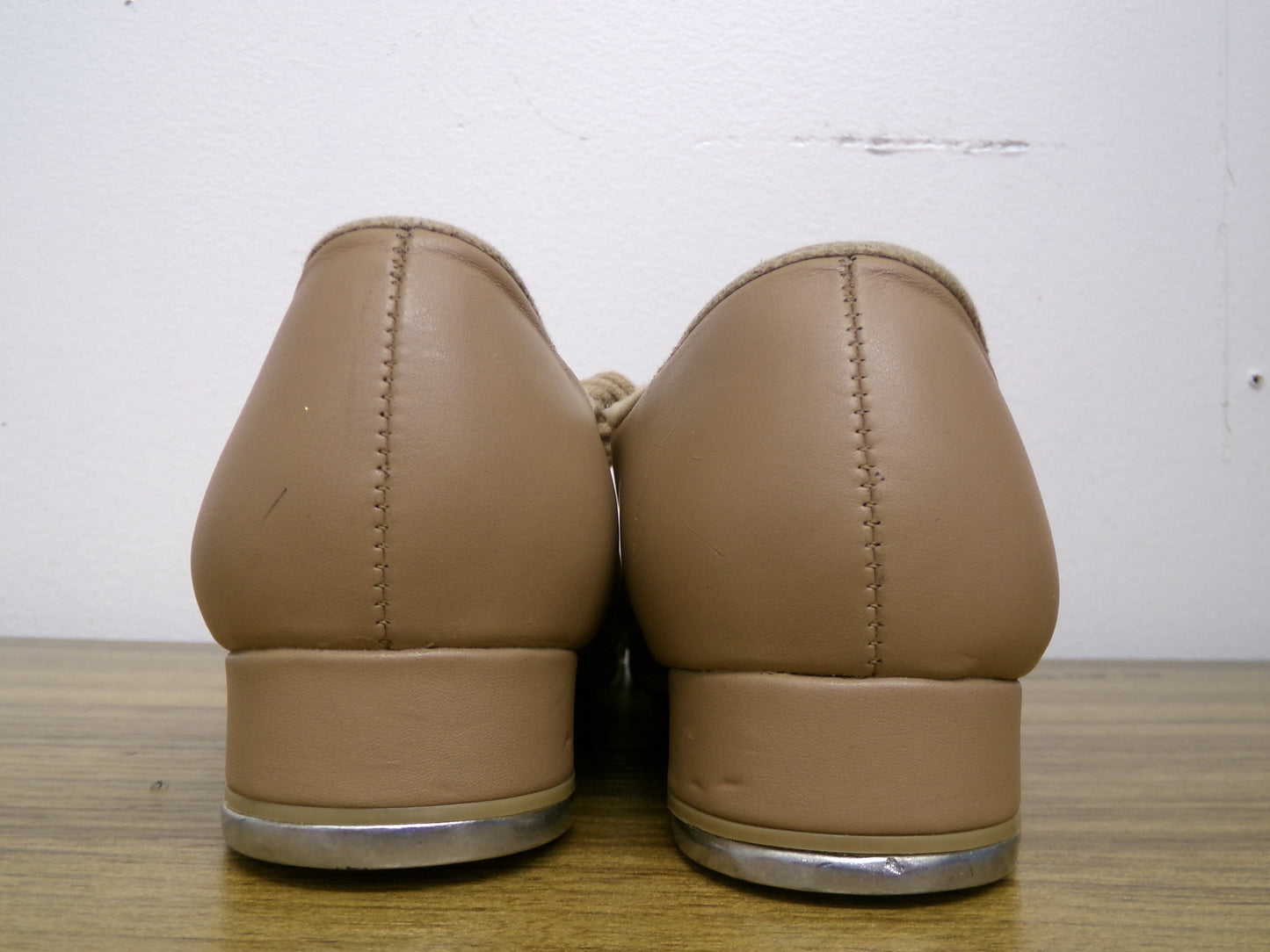 Pre-Owned Tap Shoes SoDanca Adult 7M Oxford Leather Lace Up Student