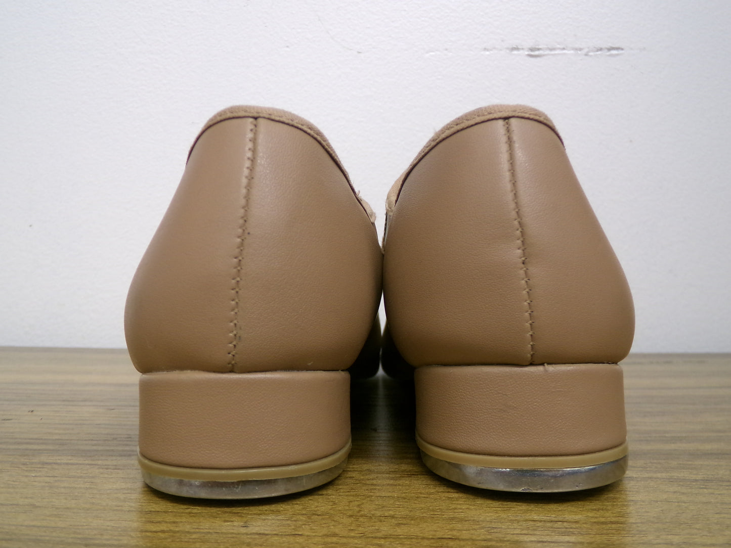 Pre-Owned Tap Shoes Youth 4.5M Tan So Danca TA38 Mary Jane Leather Loop Strap