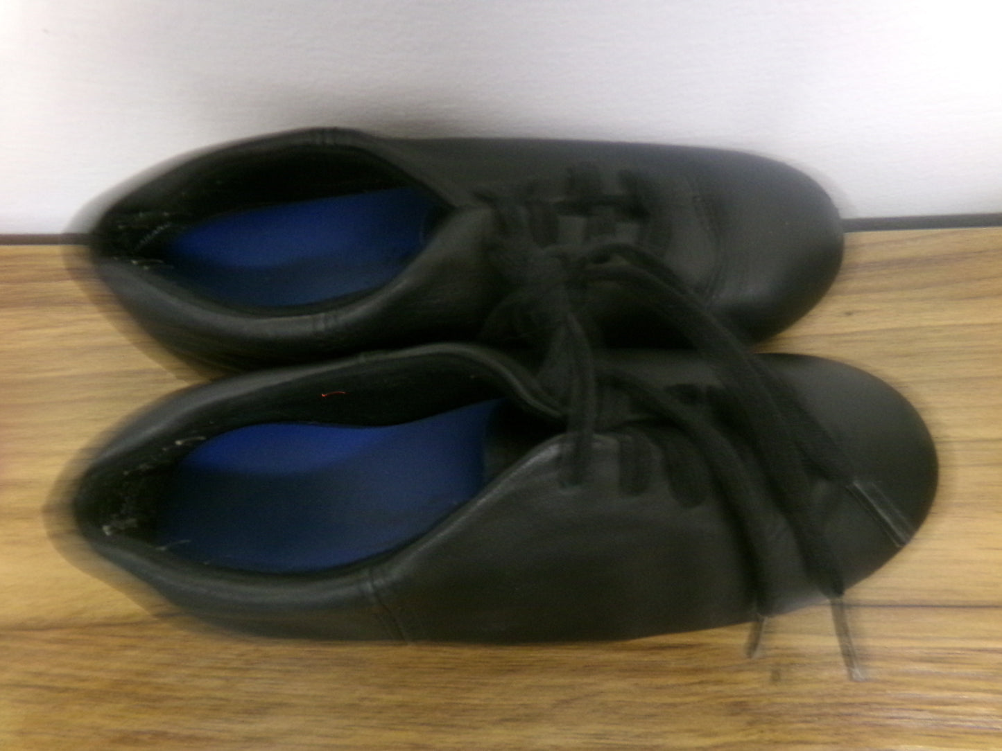 Pre-Owned Tap Shoes Capezio Big Kid 2M Youth Oxford Leather Lace Up Split Sole