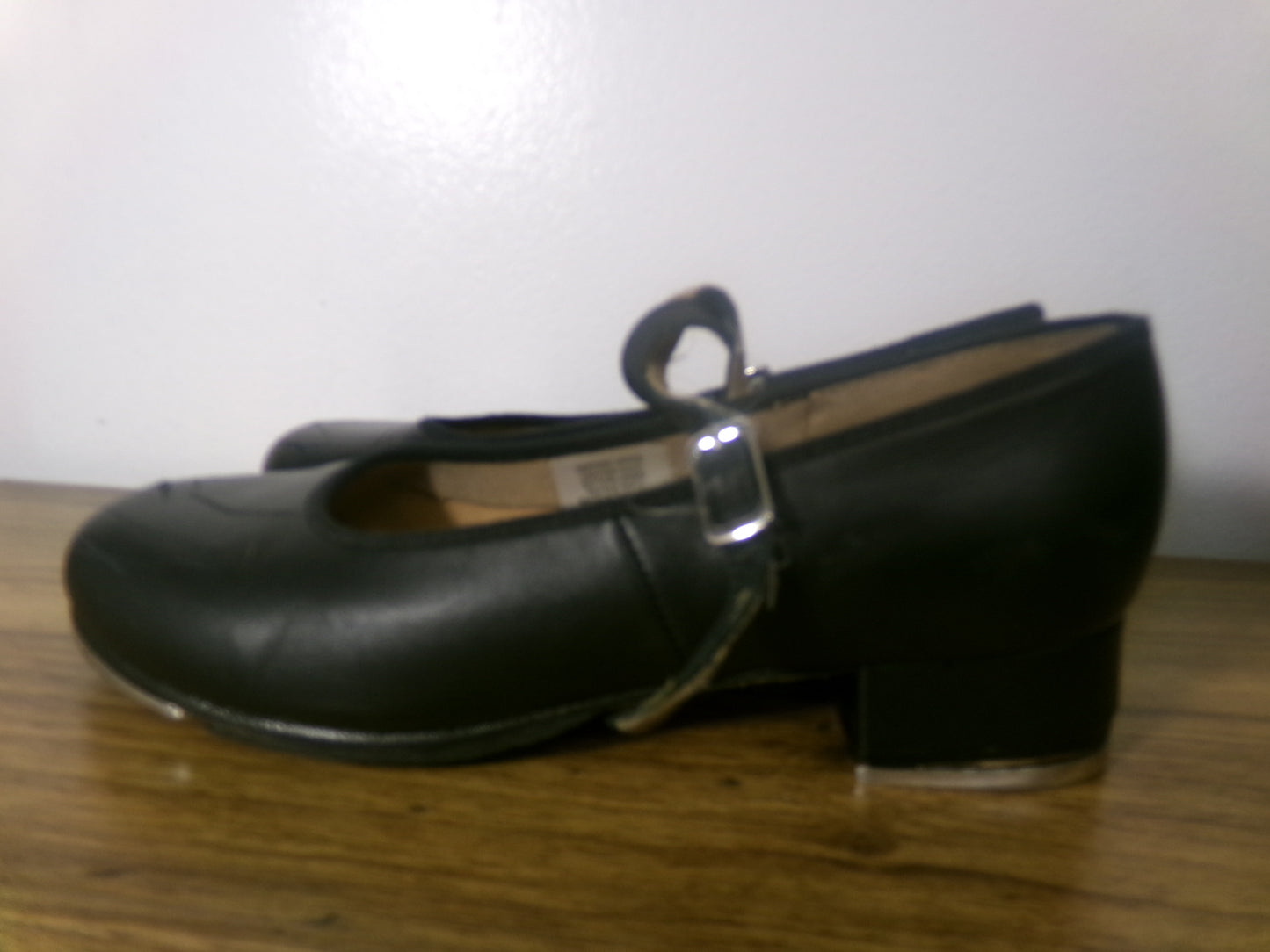 Pre-Owned Tap Shoes Bloch Adult 6.5M Mary Jane Leather Buckle