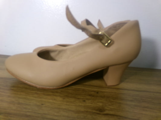 Dance Character Shoes Theatricals T3200 Tan 6M 2" Heel Jazz Musical Theater