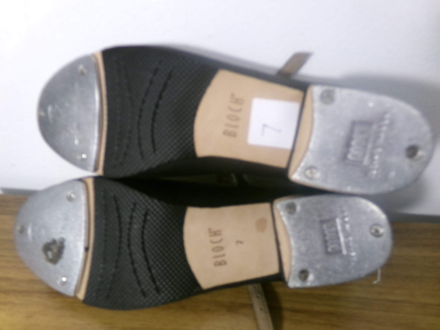 Pre-Owned Tap Shoes Bloch Adult 7M Mary Jane Leather Buckle