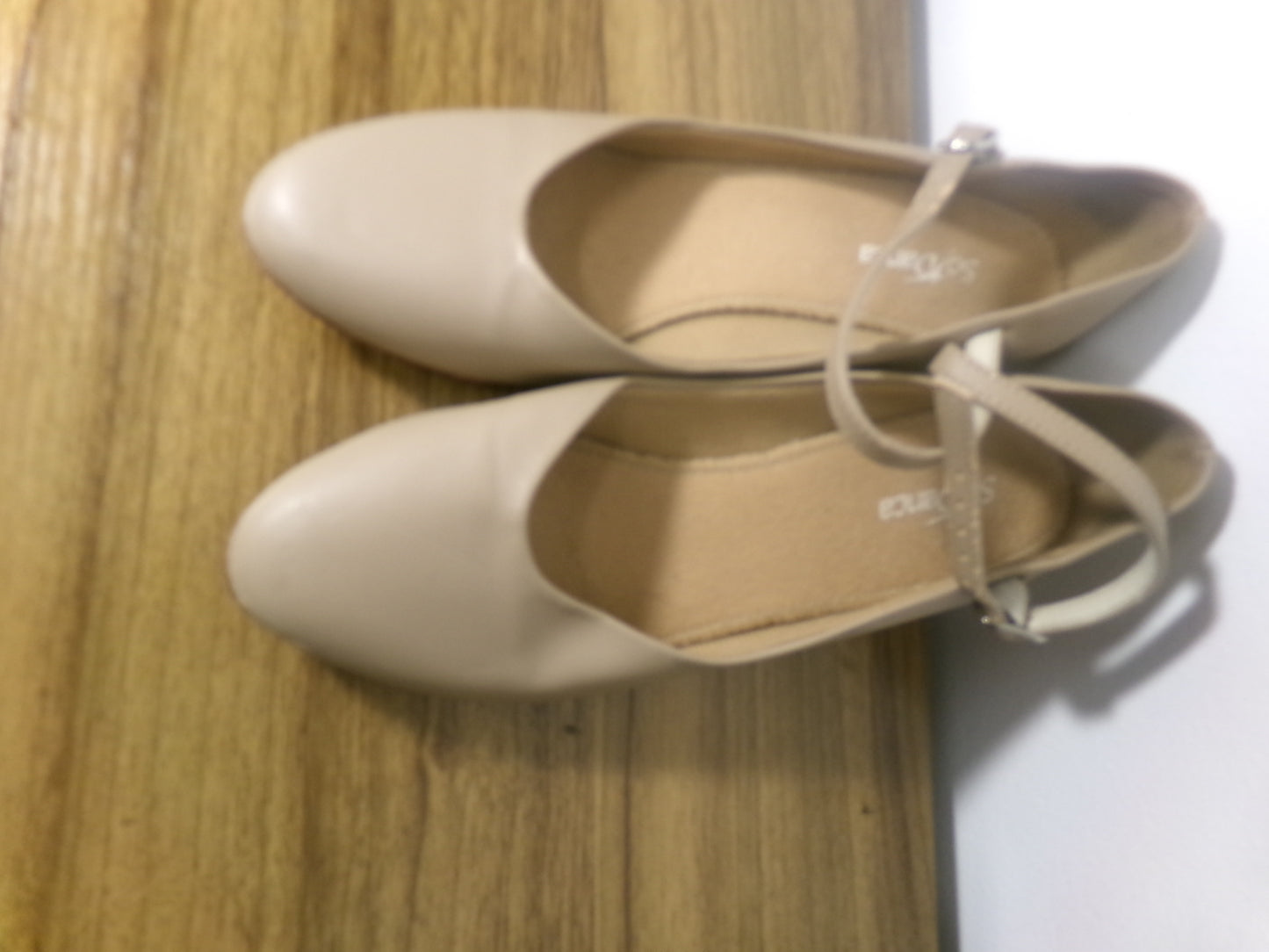 Pre-Owned Tap Shoes SoDanca Big Kid 7M Heel Character Leather Buckle