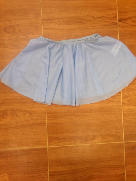 Pre-Owned Skirt Weissman 6006 Lt Blue Medium Child Skirt Ballet Tap Jazz