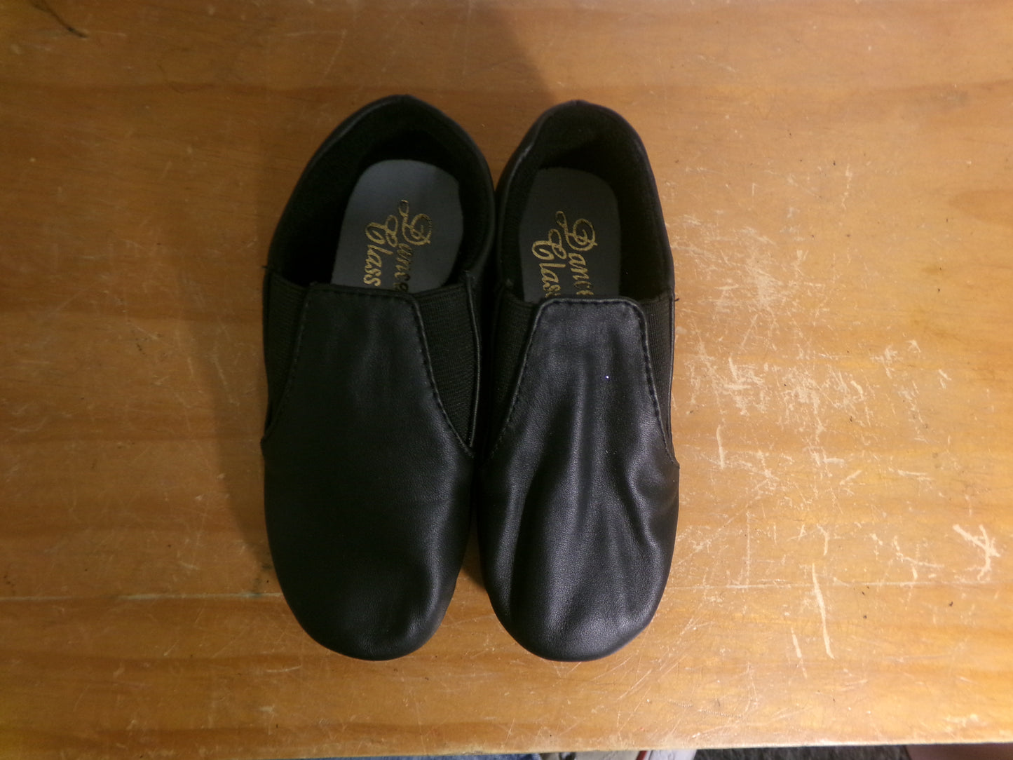 New Jazz Shoes Dance Class Toddler 10M Slip On Leather Split Sole
