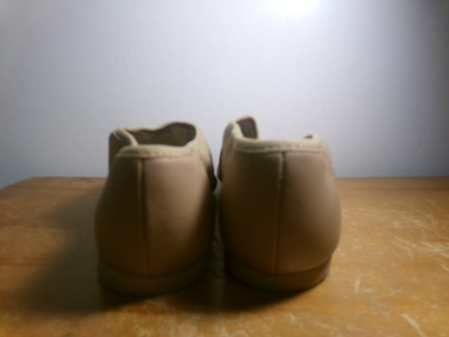 Pre-Owned Jazz Shoes Bloch 7M Adult Tan Leather Slip On Split Sole