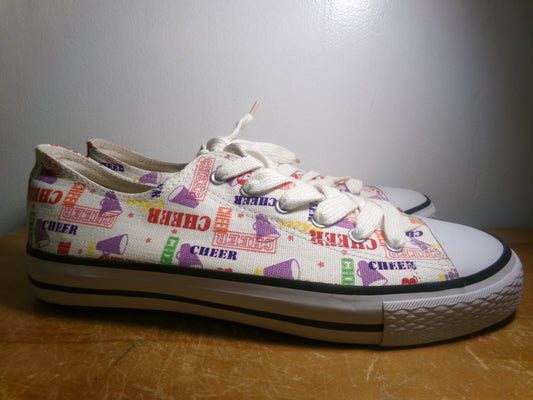 New Cheer Sneakers Chucks by Leo's 9M Adult Colorful
