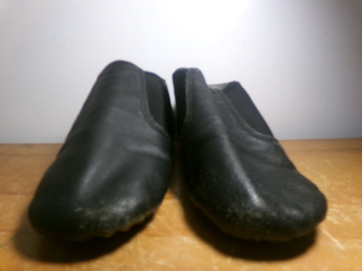 Pre-Owned Jazz Shoes Dance Class Adult 6M Slip On Leather Split Sole
