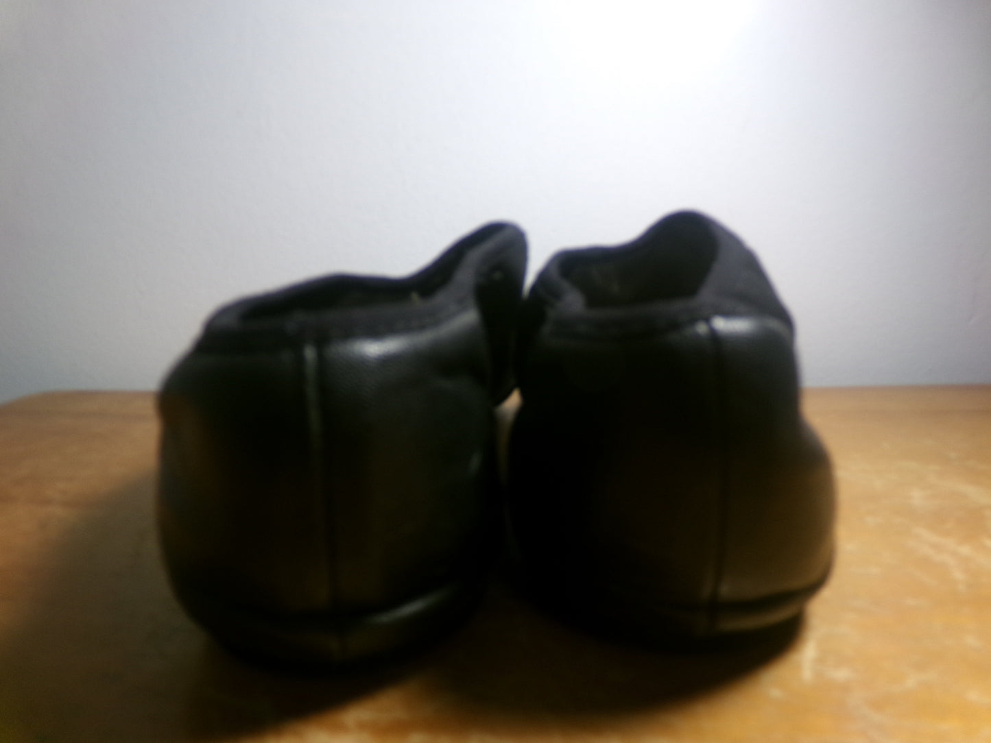 Pre-Owned Jazz Shoes Bloch Adult 8M Black Leather Slip On Split Sole