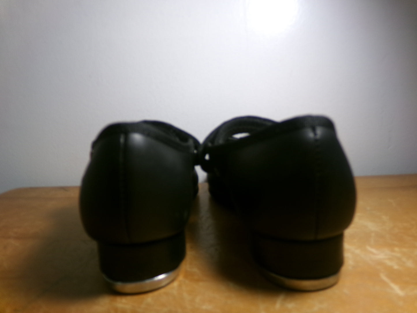 Pre-Owned Tap Shoes Capezio 3800 13.5N Little Kids Black Mary Jane Leather Easy Strap Student
