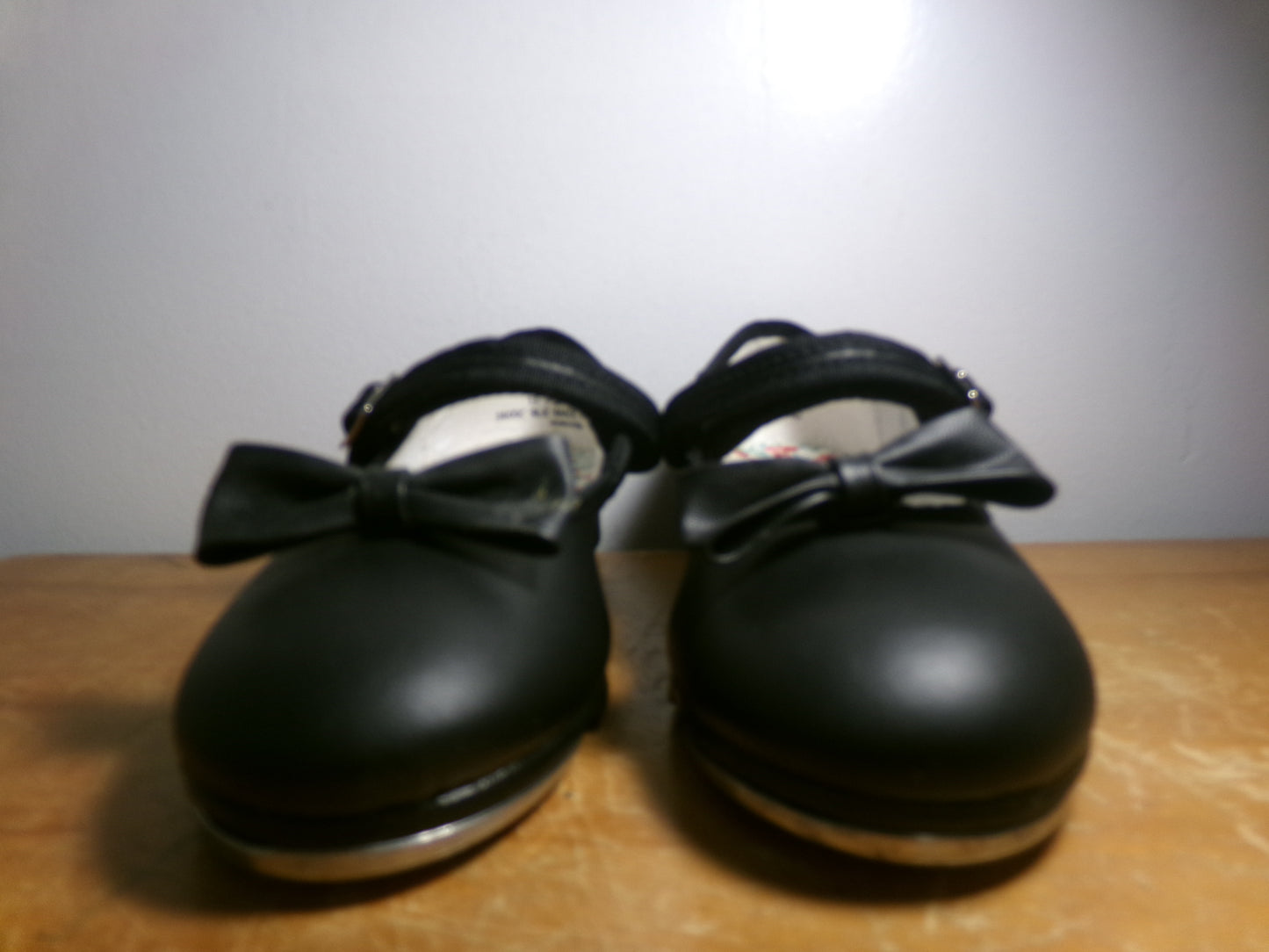 Pre-Owned Tap Shoes Capezio 3800 13.5N Little Kids Black Mary Jane Leather Easy Strap Student
