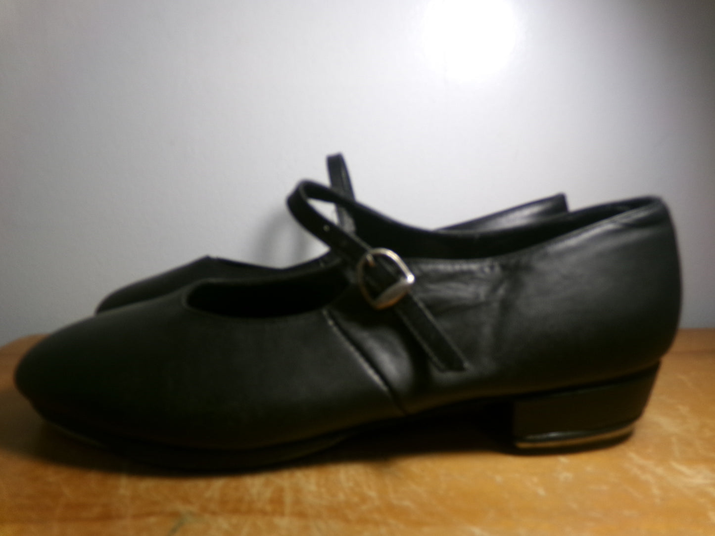 Pre-Owned Tan Tap Shoes Leo's 8.5M Adult Mary Jane Leather Easy Strap