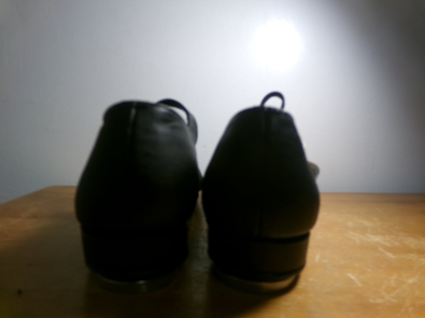 Pre-Owned Tan Tap Shoes Leo's 8.5M Adult Mary Jane Leather Easy Strap