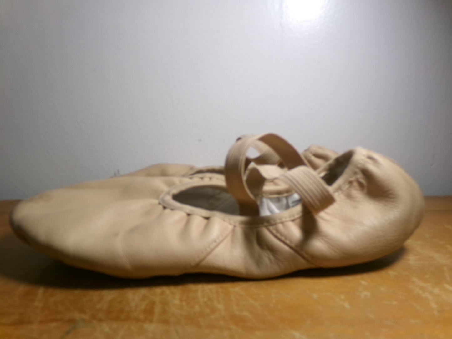 Pre-Owned Ballet Shoes Danz N Motion 357 8M Adult Pink Leather Split Sole