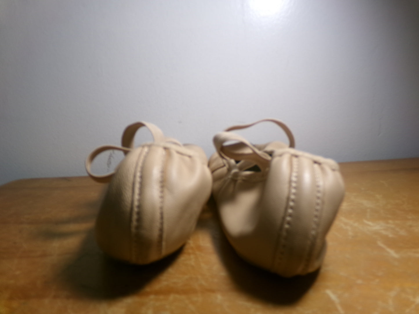 Pre-Owned Ballet Shoes Danz N Motion 357 8M Adult Pink Leather Split Sole
