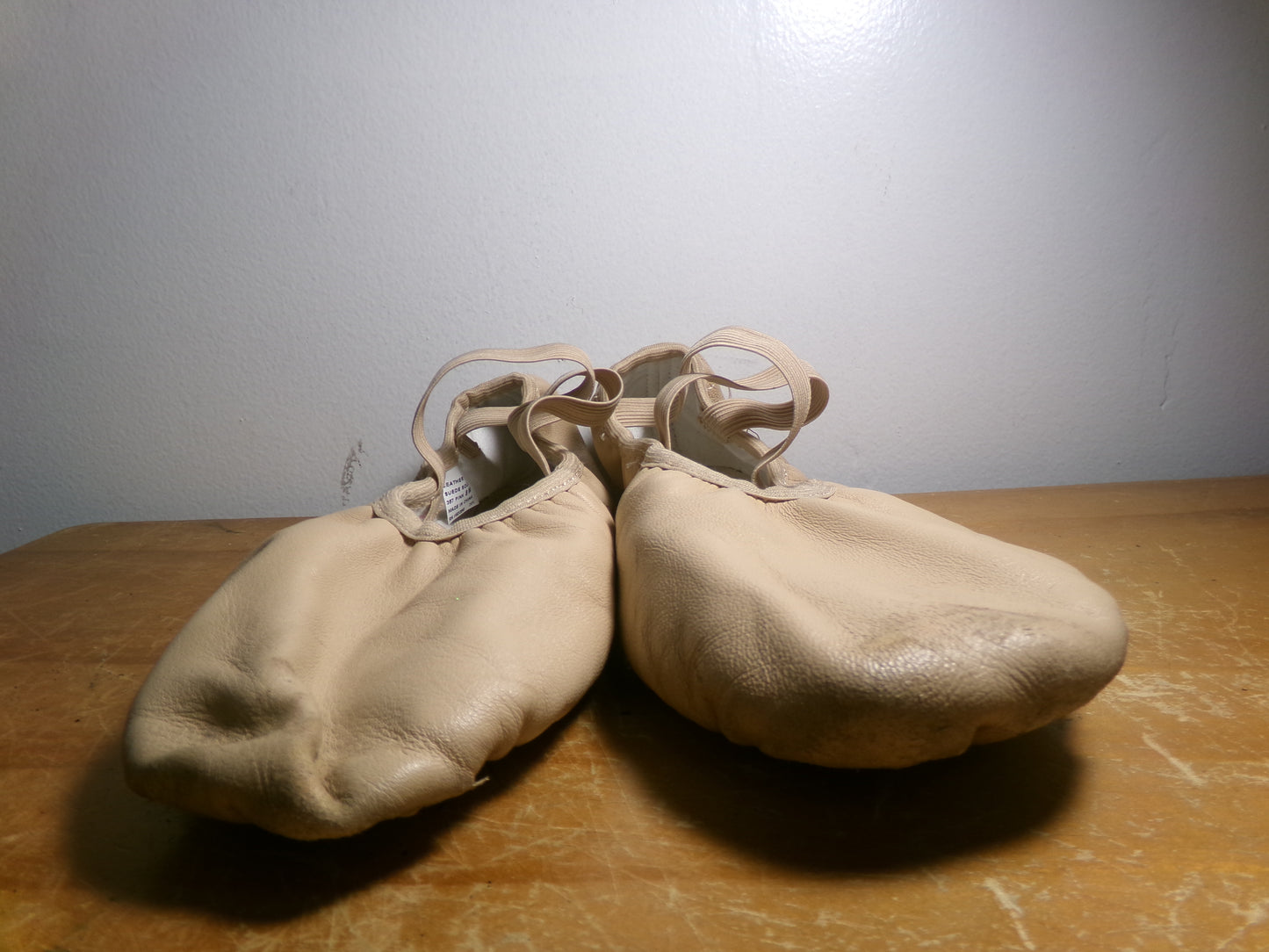 Pre-Owned Ballet Shoes Danz N Motion 357 8M Adult Pink Leather Split Sole