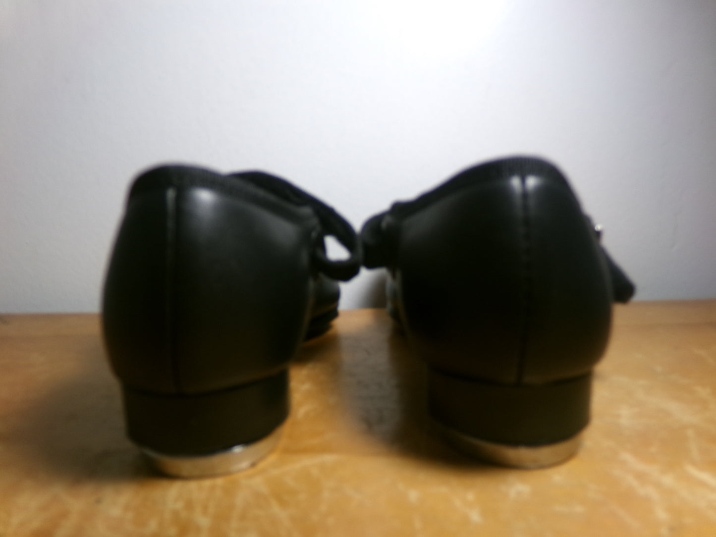 Pre-Owned Tap Shoes Capezio 3800 9M Little Kids Black Mary Jane Leather Easy Strap Student