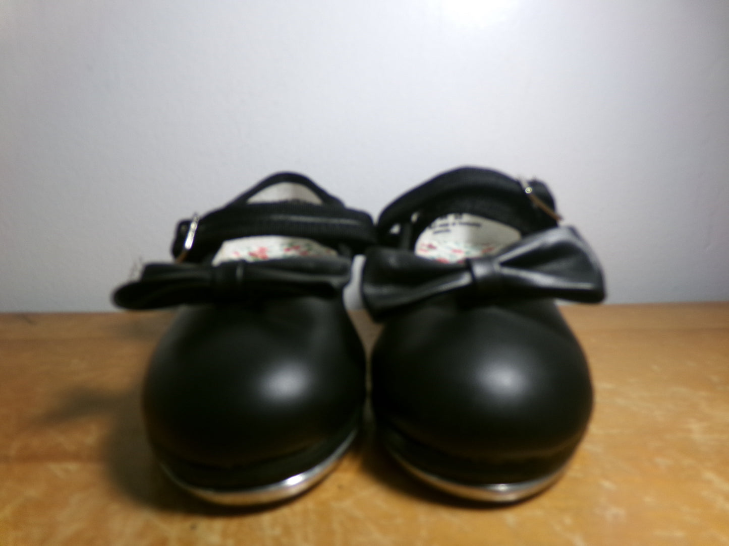 Pre-Owned Tap Shoes Capezio 3800 9M Little Kids Black Mary Jane Leather Easy Strap Student